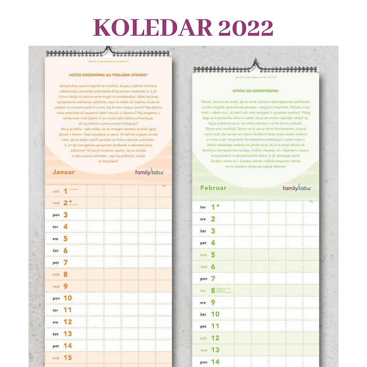 družinski koledar familylab , koledar za vse družinske člane, trideseta, mami blogerke