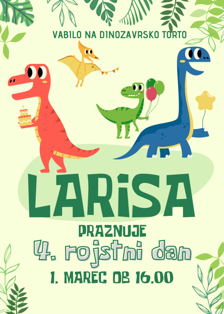 rojstni dan, vabilo, vabilo za rojstni dan, vabilo za otroški rojstni dan, vabilo na rojstni dan, rojstni dan, rojstnodnevna zabava, otroška vabila za rojstni dan, vabilo na zabavo z dinozavri, dinozavri, rojstni dan dinozavri, dino birthday party, birthday party invitation